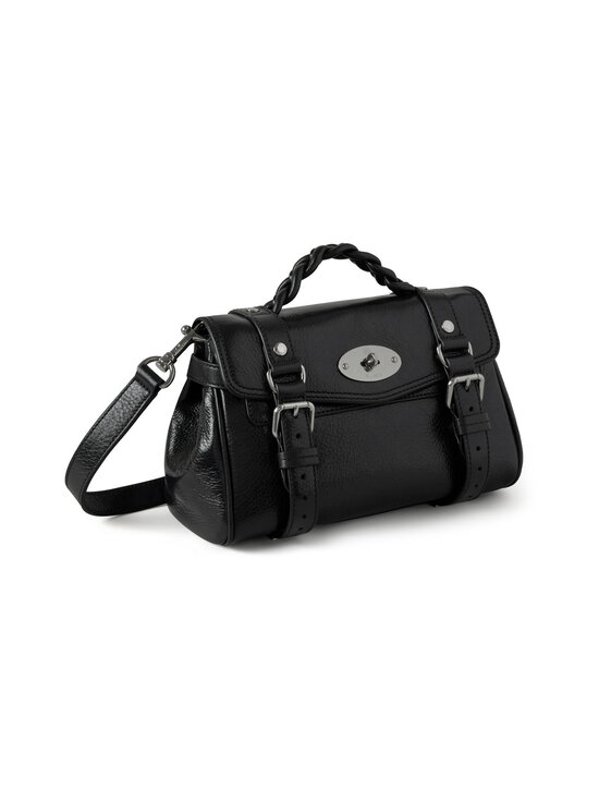 Mulberry - Mini Alexa High Shine -nahkalaukku - A100 BLACK | Stockmann - photo 3
