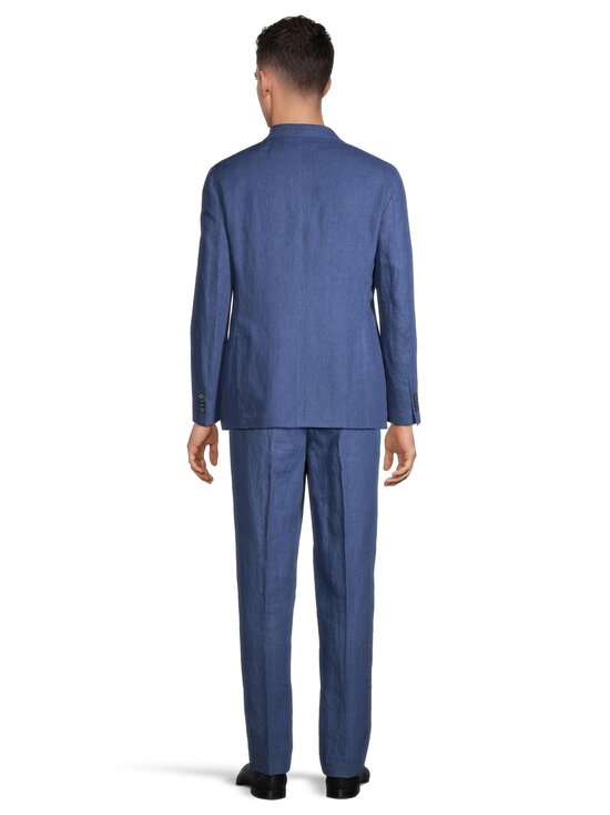 Michael Kors - Pure Linen Pleated -housut - 417 SLATE BLUE | Stockmann - photo 4