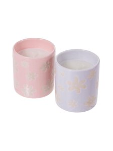 Amanda B - Flowers-kynttilät 2 kpl - ROSA, WHITE | Stockmann