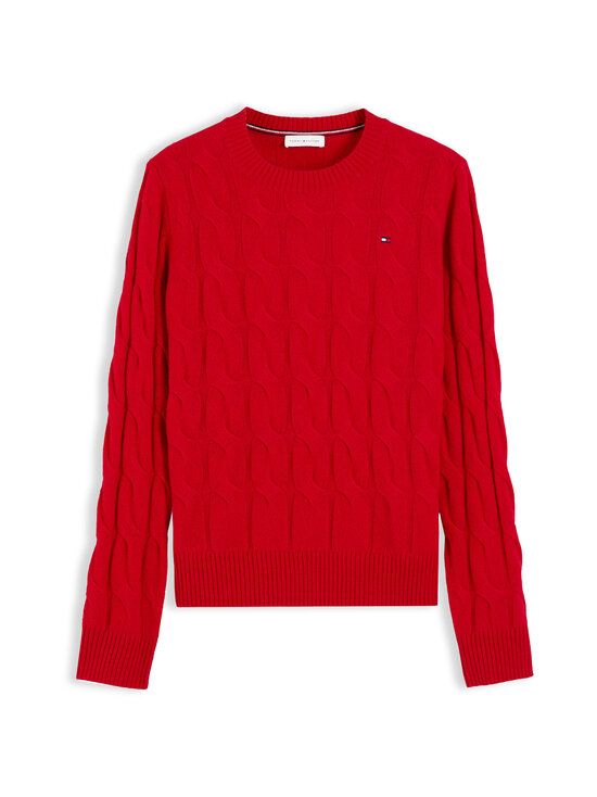 Tommy Hilfiger - Soft Wool pīnīšu adījuma džemperis - XLD MEDIUM RED | Stockmann - photo 1