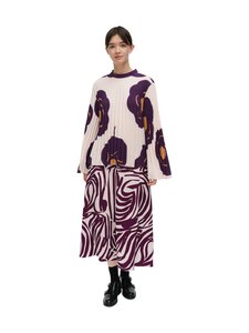 Marimekko - Duuri Tumma -pusero - 348 LIGHT PINK, DARK VIOLET, BROWN | Stockmann