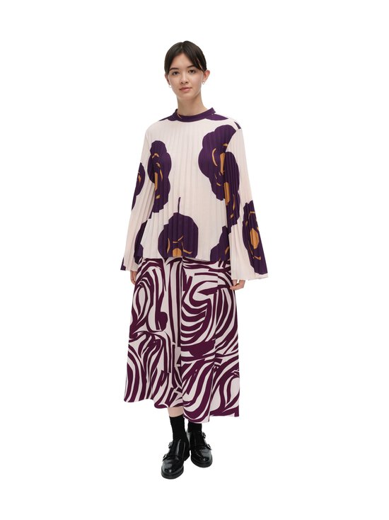 Marimekko - Duuri Tumma -pusero - 348 LIGHT PINK, DARK VIOLET, BROWN | Stockmann - photo 1
