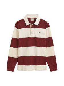 GANT - Striped Heavy Rugger krekls - 604 PLUMPED RED | Stockmann