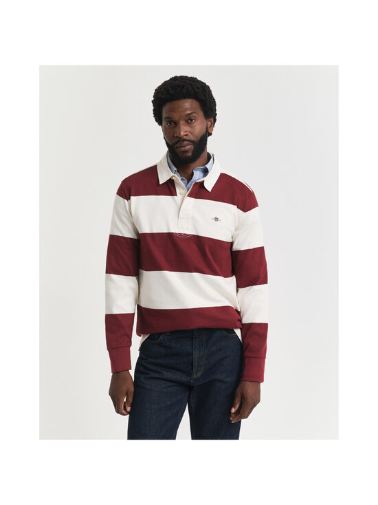 GANT - Striped Heavy Rugger krekls - 604 PLUMPED RED | Stockmann - photo 2