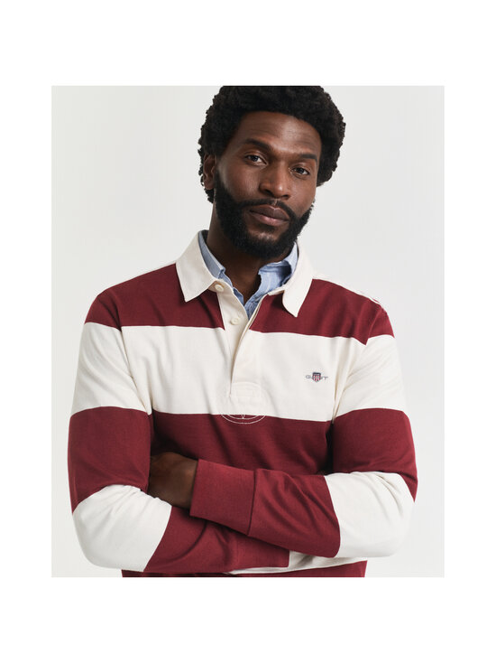 GANT - Striped Heavy Rugger krekls - 604 PLUMPED RED | Stockmann - photo 4