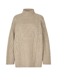 SECOND FEMALE - Janne-neule - 6007 CAMEL MELANGE | Stockmann