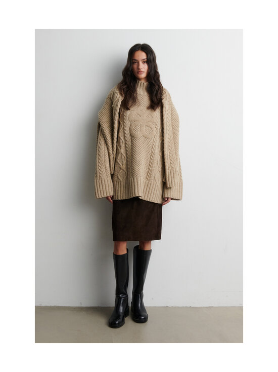SECOND FEMALE - Janne-neule - 6007 CAMEL MELANGE | Stockmann - photo 2