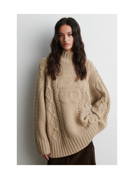 SECOND FEMALE - Janne-neule - 6007 CAMEL MELANGE | Stockmann - photo 4