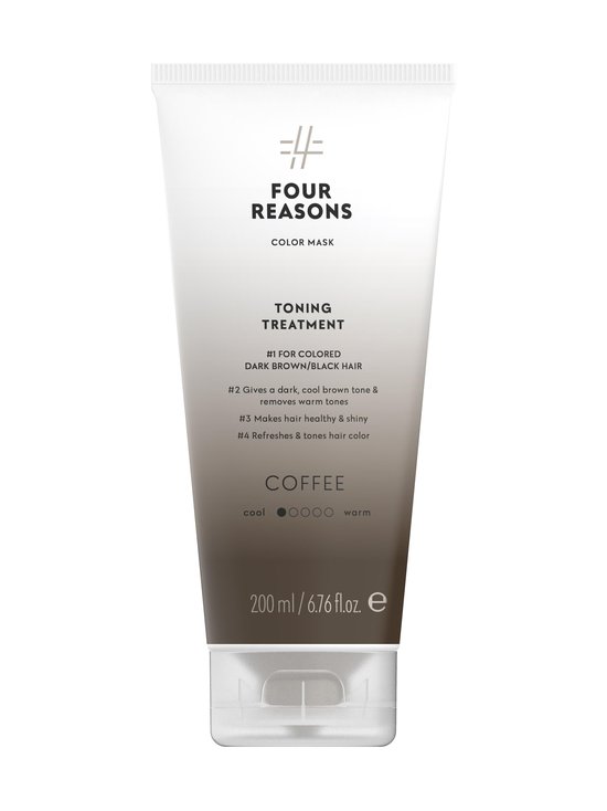 Four Reasons - Color Mask Toning Treatment -sävyttävä tehohoito 200 ml - COFFEE - photo 1 Four Reasons - Color Mask Toning Treatment -sävyttävä tehohoito 200 ml - COFFEE | Stockmann - photo 1