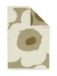 Marimekko - Unikko dvielis 30 x 50 cm - 618 GREEN UMBER, CREAM Marimekko - Unikko dvielis 30 x 50 cm - 618 GREEN UMBER, CREAM | Stockmann