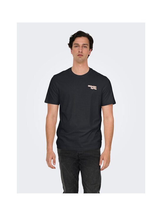 Only & Sons - OnsChris Life t-krekls - JET BLACK PRINT:MIDNIGHT SPRITZ JET - photo 3 Only & Sons - OnsChris Life t-krekls - JET BLACK PRINT:MIDNIGHT SPRITZ JET | Stockmann - photo 3