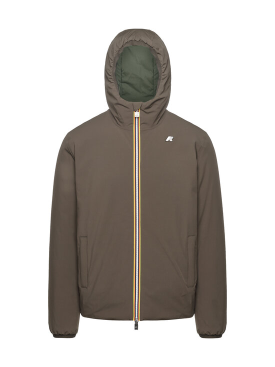 K-Way - Jack St Warm Double -sadetakki - DDQ BLACK OLIVE - GREEN BLACKISH | Stockmann - photo 1