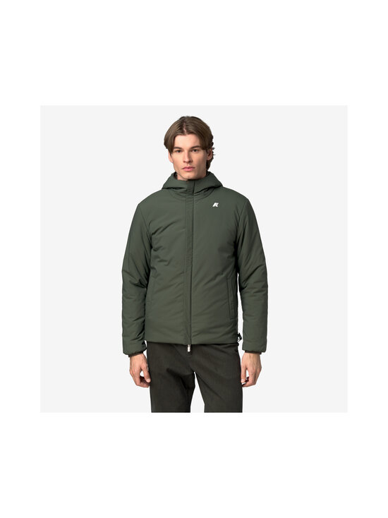 K-Way - Jack St Warm Double -sadetakki - DDQ BLACK OLIVE - GREEN BLACKISH | Stockmann - photo 3