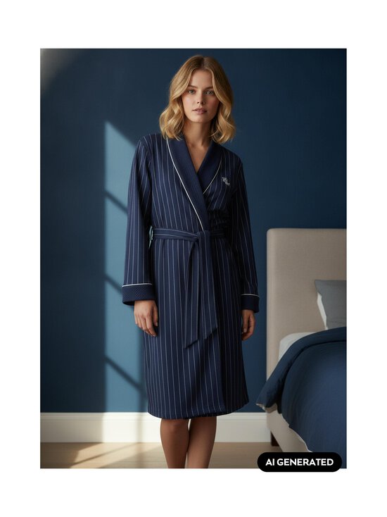Lauren Ralph Lauren - Shawl Collar -aamutakki - 402 NAVY PRT | Stockmann - photo 6
