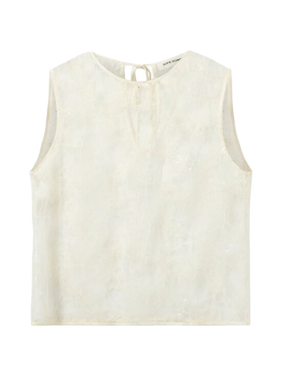 Sofie Schnoor - Odessasw Lace Sequin tops - 0158 CREME YELLOW | Stockmann - photo 1
