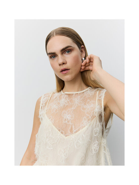 Sofie Schnoor - Odessasw Lace Sequin tops - 0158 CREME YELLOW | Stockmann - photo 2