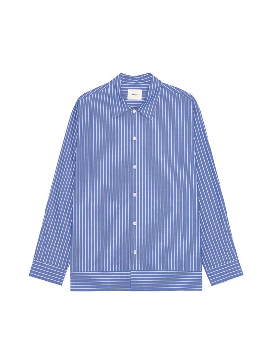 NN.07 - Reed stripes -päällyspaita - 722 AQUA STRIPE | Stockmann - photo 1