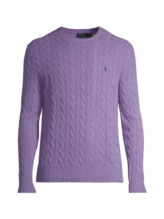 Polo Ralph Lauren - Palmikkoneule - 502 LIGHT CORONET PURPLE HEATHER | Stockmann - photo 1