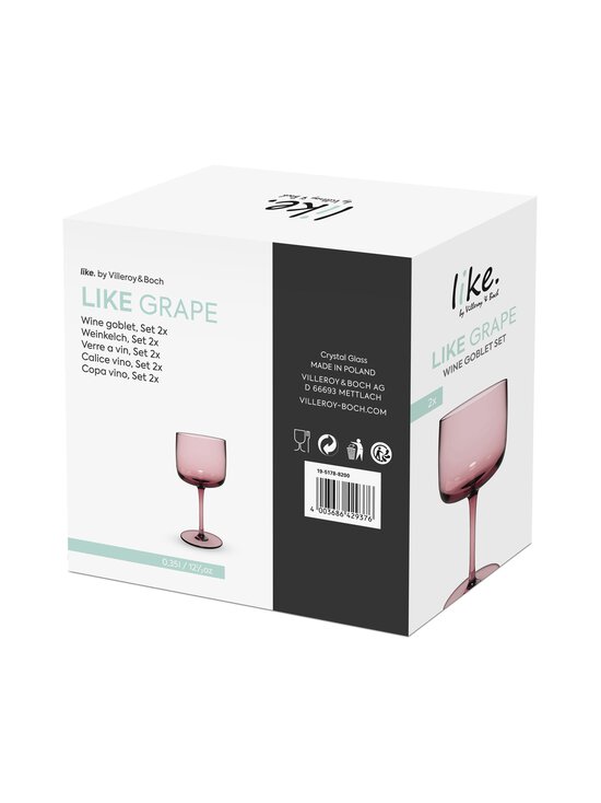 Villeroy & Boch - Like vīna glāzes 2 gab. - GRAPE - photo 3 Villeroy & Boch - Like vīna glāzes 2 gab. - GRAPE | Stockmann - photo 3