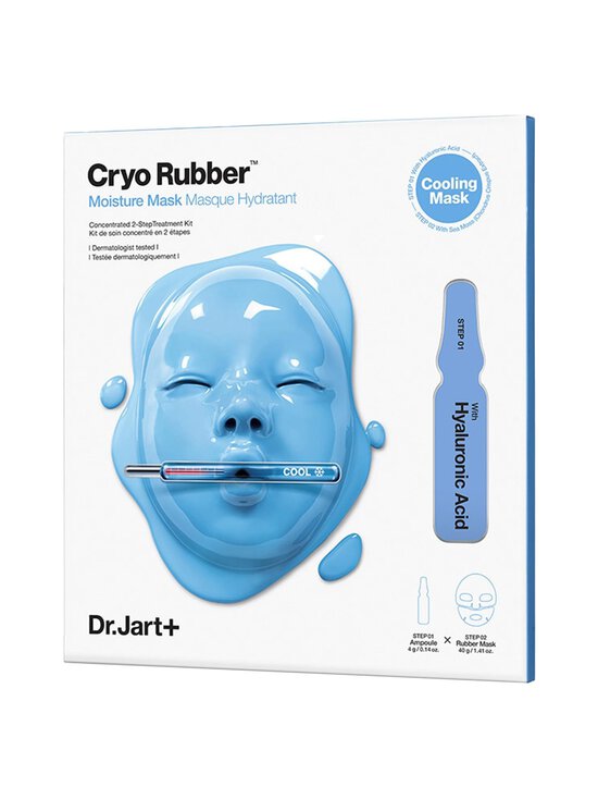 Cryo Rubber with Moisturizing Hyaluronic Acid sejas maska ar seruma ampulu