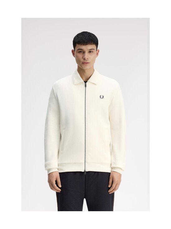 Fred Perry - Zip Through Collared -collegepaita - 560 ECRU | Stockmann - photo 3