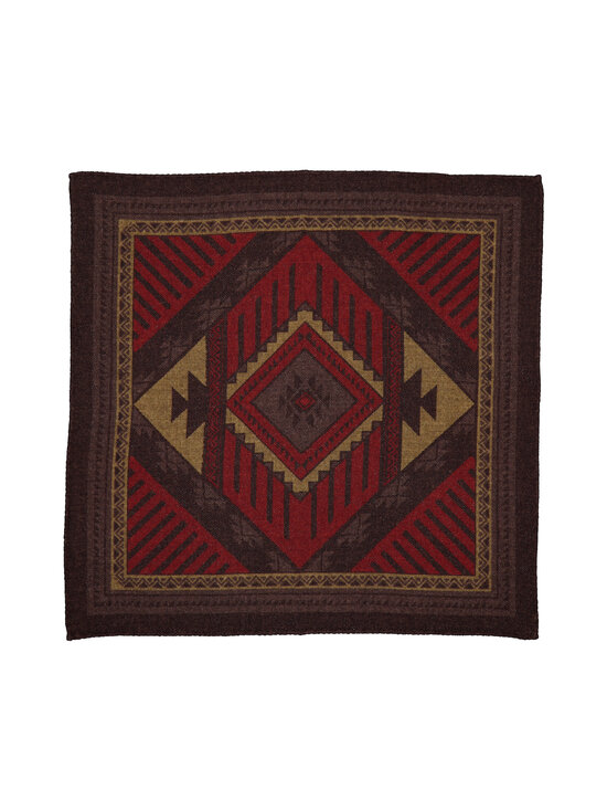 Oscar Jacobson - Taskurätt Wool Print - 661 ORANGE LEAF | Stockmann - photo 1