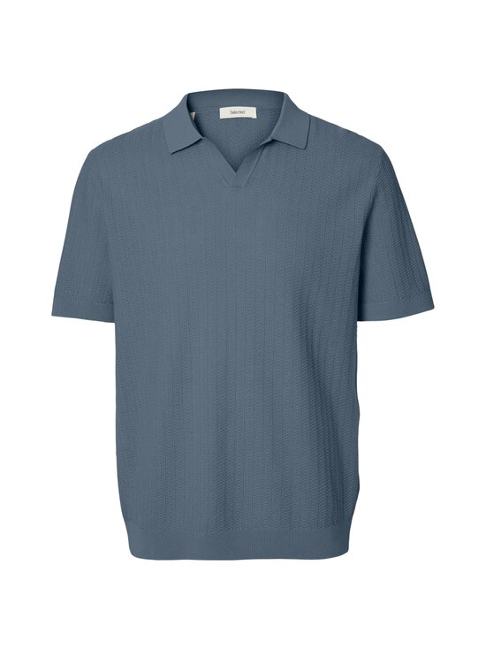 Selected - SlhMattis Linen Blend polo krekls - BLUE MIRAGE | Stockmann - photo 1
