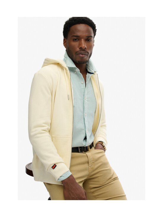 Superdry - Essential Logo Zip -hupparitakki - DUSTY WHITE | Stockmann - photo 5