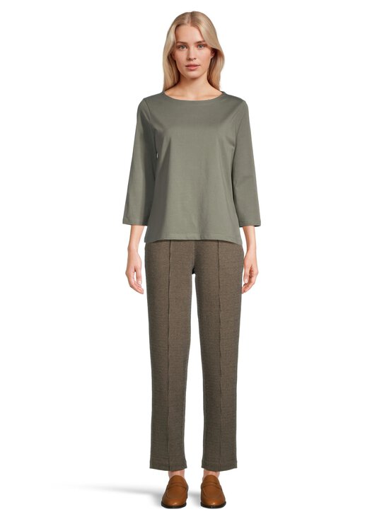 NOOM - Eleanor Jersey -housut - BLACK/BEIGE CHECK | Stockmann - photo 3