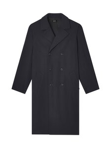 A.P.C - Manteau Croisé -takki - IAK DARK NAVY | Stockmann