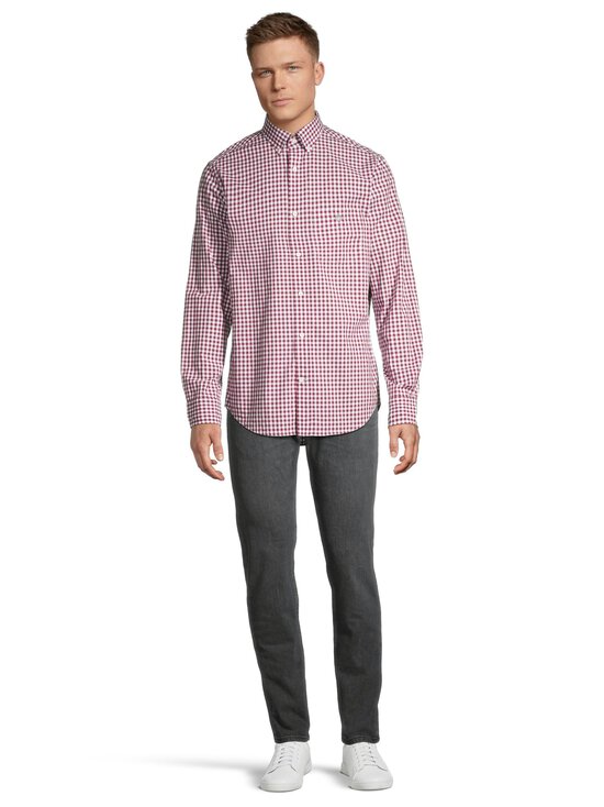 GANT - Classic Poplin Gingham -paita - 638 WINE RED - photo 2 GANT - Classic Poplin Gingham -paita - 638 WINE RED | Stockmann - photo 2