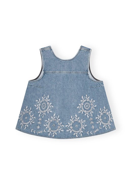 Ganni - Broderie Anglaise -farkkutoppi - 564 LIGHT BLUE STONE - photo 1 Ganni - Broderie Anglaise -farkkutoppi - 564 LIGHT BLUE STONE | Stockmann - photo 1