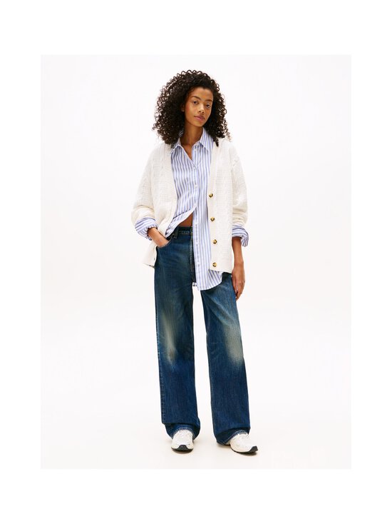 Tommy Jeans - Pīnīšu adījuma adīta jaka - YBH ANCIENT WHITE | Stockmann - photo 3