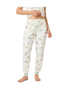 Pj Salvage - Catheltics-pyjamahousut - 102 OFF WHITE | Stockmann