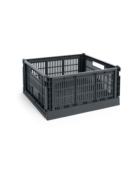HAY - Colour Crate Large Square uzglabāšanas kaste - CHARCOAL | Stockmann - photo 1