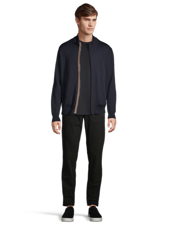 Paul & Shark - Knitted Wool - vetoketjullinen neuletakki - BLUE | Stockmann - photo 4