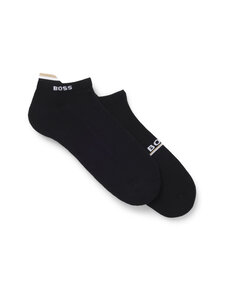 BOSS - Iconic Loop -sukat 2-pack - 001 BLACK | Stockmann