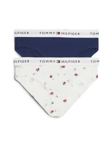 Tommy Hilfiger - Printtikuvioidut bikini-alushousut 2-pack - 09I BERLITZ FLORAL / PREPPY NAVY | Stockmann