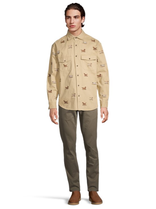 GANT - Relaxed Embroidered Twill krekls ar apkakli - 232 OAK BEIGE | Stockmann - photo 2