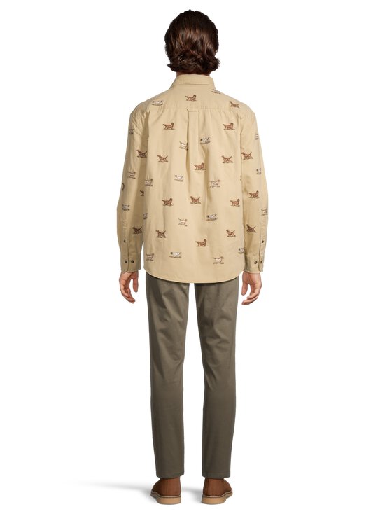 GANT - Relaxed Embroidered Twill krekls ar apkakli - 232 OAK BEIGE | Stockmann - photo 3