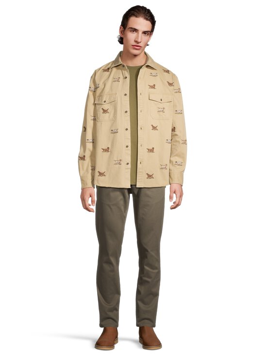 GANT - Relaxed Embroidered Twill krekls ar apkakli - 232 OAK BEIGE | Stockmann - photo 4