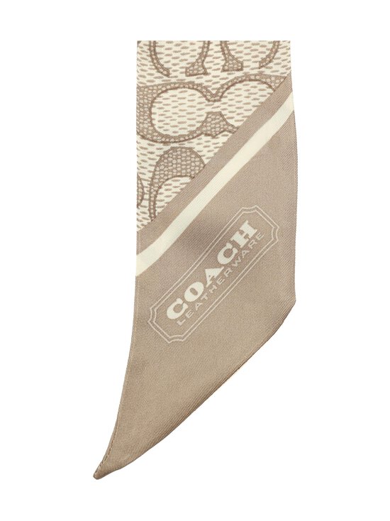 Coach - Textured Signature C Skinny -silkkikaulaliina - C2J 05 CHARCOAL | Stockmann - photo 4