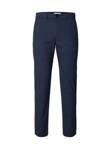 Selected - Slim Miles Brushed Wool Look -chinohousut - DARK SAPPHIRE DETAIL:STRUCTURE | Stockmann