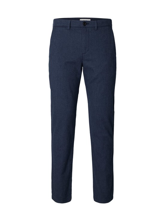 Selected - Slim Miles Brushed Wool Look -chinohousut - DARK SAPPHIRE DETAIL:STRUCTURE | Stockmann - photo 1
