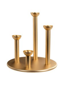 Aarikka - Pipe-adventtikynttelikkö - GOLD | Stockmann