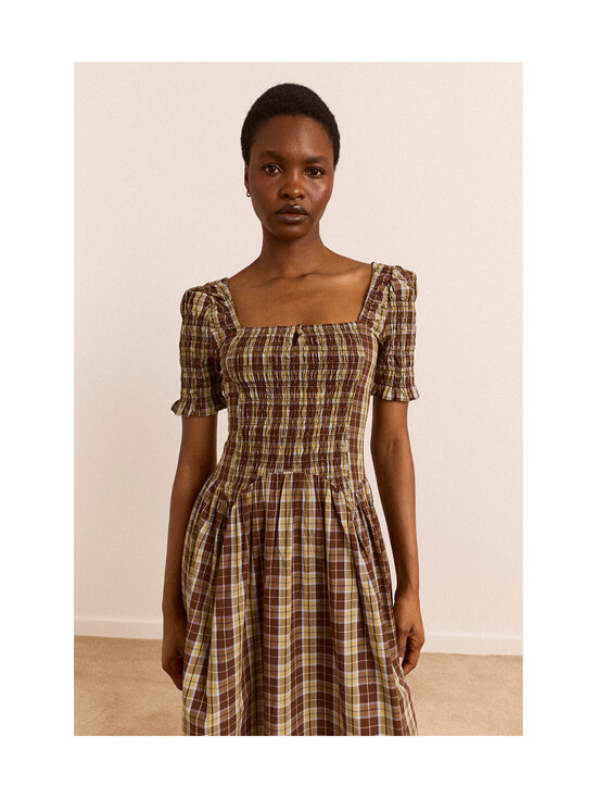 Damson Madder - Emmy Shirred -midimekko - COCOA | Stockmann - photo 3