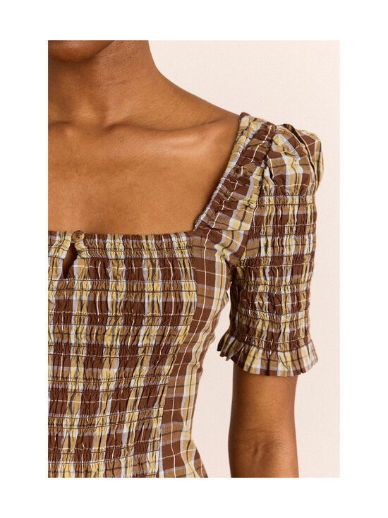 Damson Madder - Emmy Shirred -midimekko - COCOA | Stockmann - photo 4