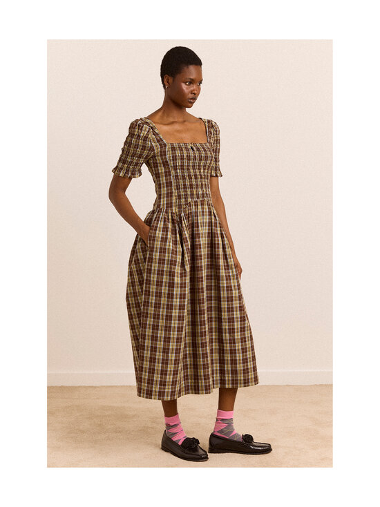 Damson Madder - Emmy Shirred -midimekko - COCOA | Stockmann - photo 7