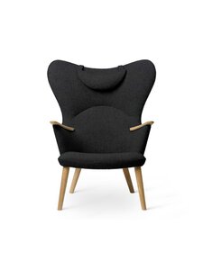 Carl Hansen&Son - CH78 Mama Bear -nojatuoli - MUSTA | Stockmann