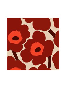 Marimekko - Unikko-lautasliina 33 cm, 20 kpl - RED CREAM Marimekko - Unikko-lautasliina 33 cm, 20 kpl - RED CREAM | Stockmann